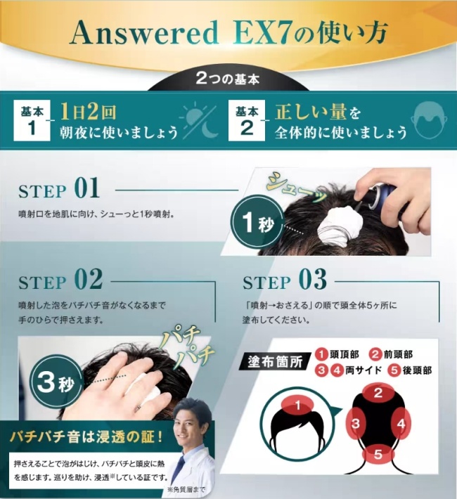 アンサードEX7(Answered EX7)の使用頻度