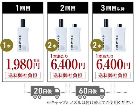 チャップアップ定期便