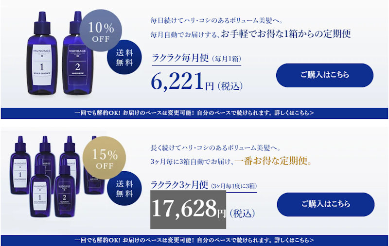 ミューノアージュの定期便を解約しないメリット