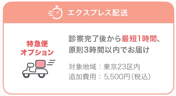あしたのクリニック,アフターピル,エクスプレス配送