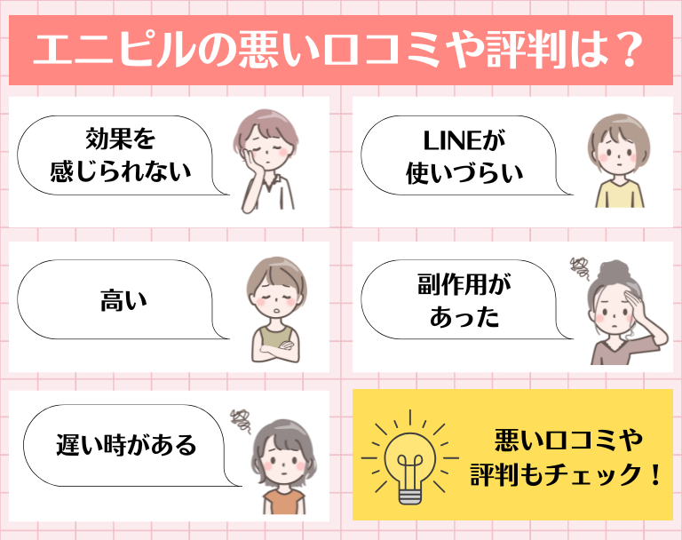 エニピルの悪い口コミ・評判