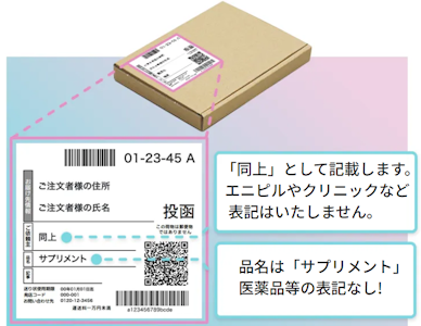 エニピル,梱包