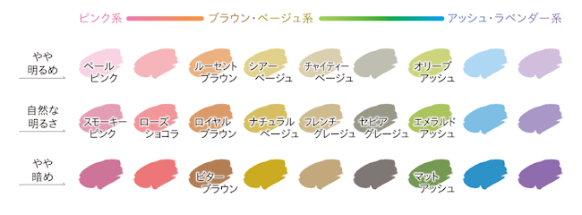 白髪染め,明るい,ダリヤ