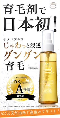 haru育毛剤,口コミ,特徴